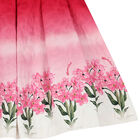 Girls White & Pink Floral Skirt Set, 2, hi-res